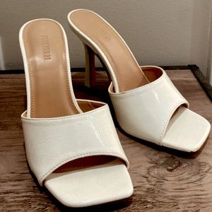 Forever 21 white heels